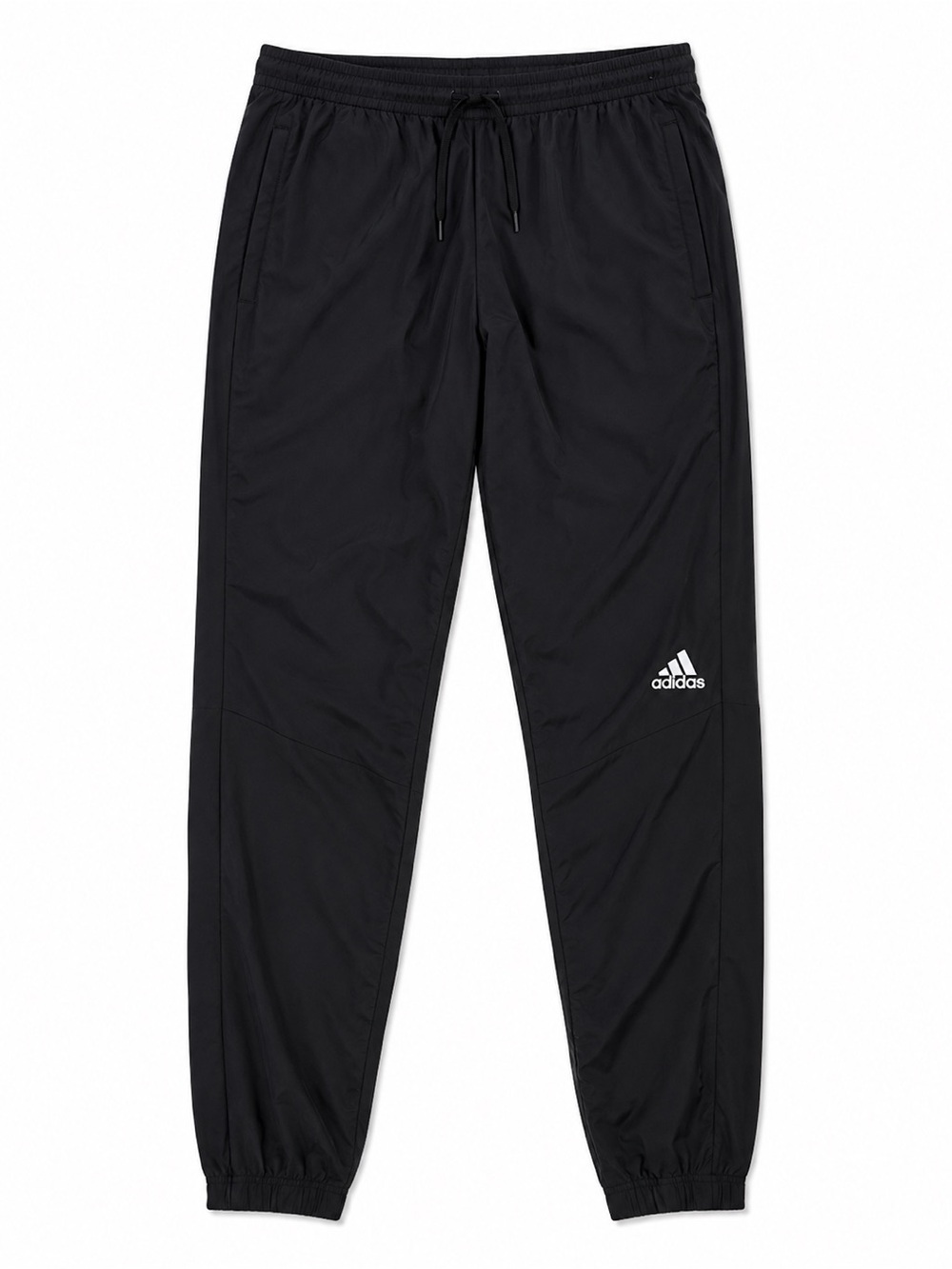 adidas Black Women's Track Pants with White Logo